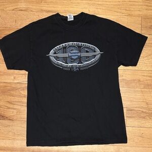 Harley-Davidson Singapore hundred year anniversary Black Tee with Silver Logo